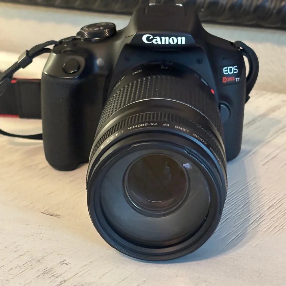 Canon EOS Rebel T7 DSLR Camera - Black